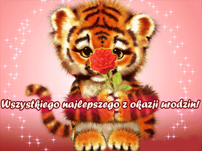 Mały tygrysek życzenia